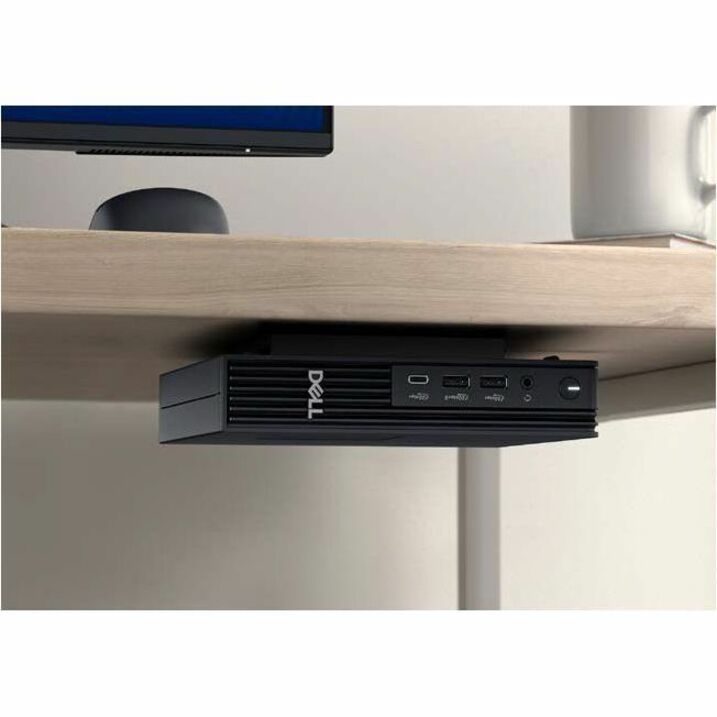Dell Pro Micro QCM1250 Desktop Computer - Intel Core Ultra 7 265T - vPro Technology - 16 GB - 256 GB SSD - Micro PC