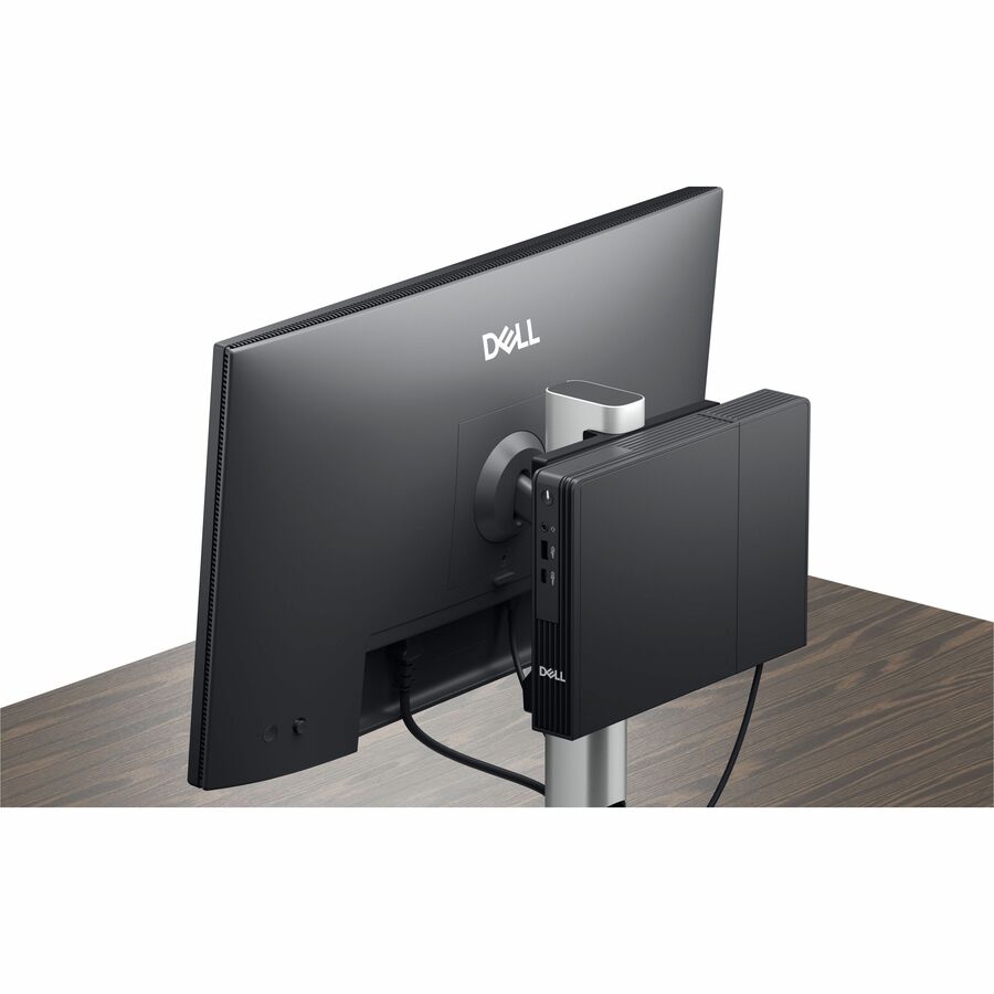 Dell Pro Micro QCM1250 Desktop Computer - Intel Core Ultra 7 265T - vPro Technology - 16 GB - 256 GB SSD - Micro PC
