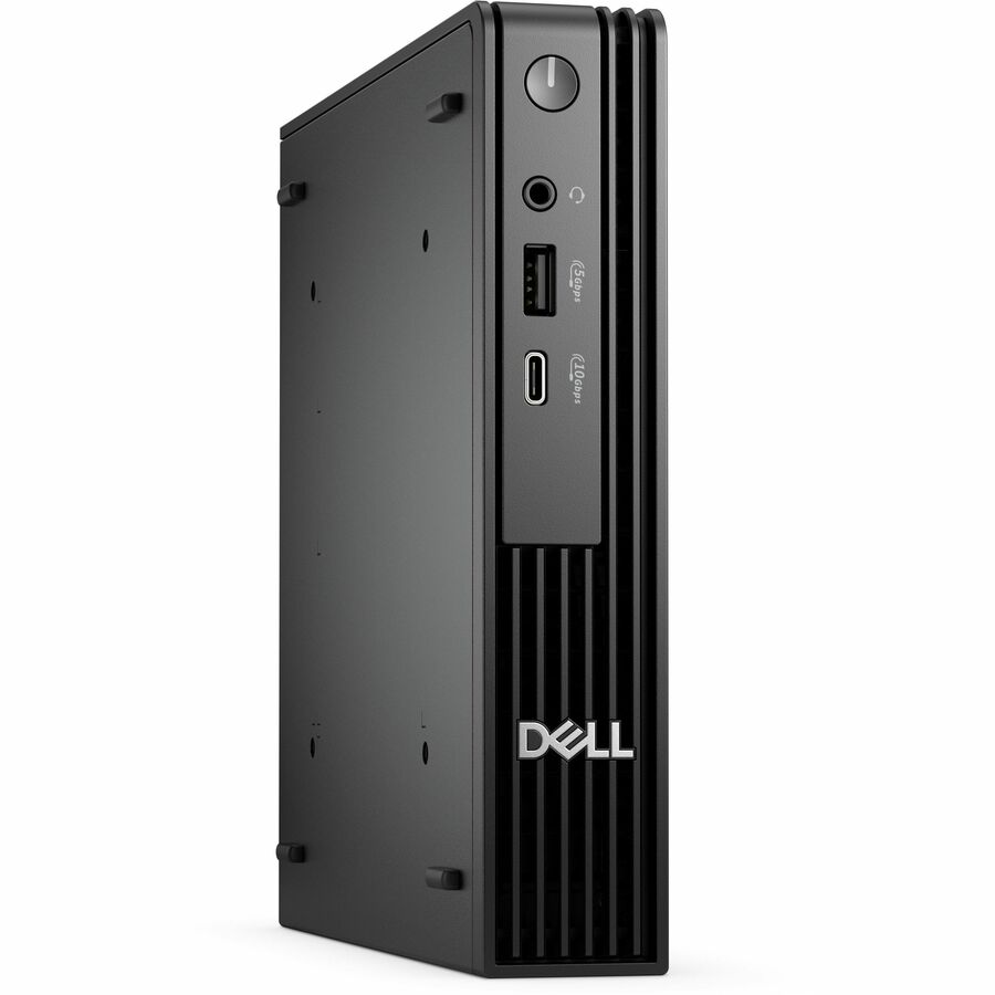 Dell Pro Micro QCM1250 Desktop Computer - Intel Core Ultra 7 265T - vPro Technology - 16 GB - 256 GB SSD - Micro PC