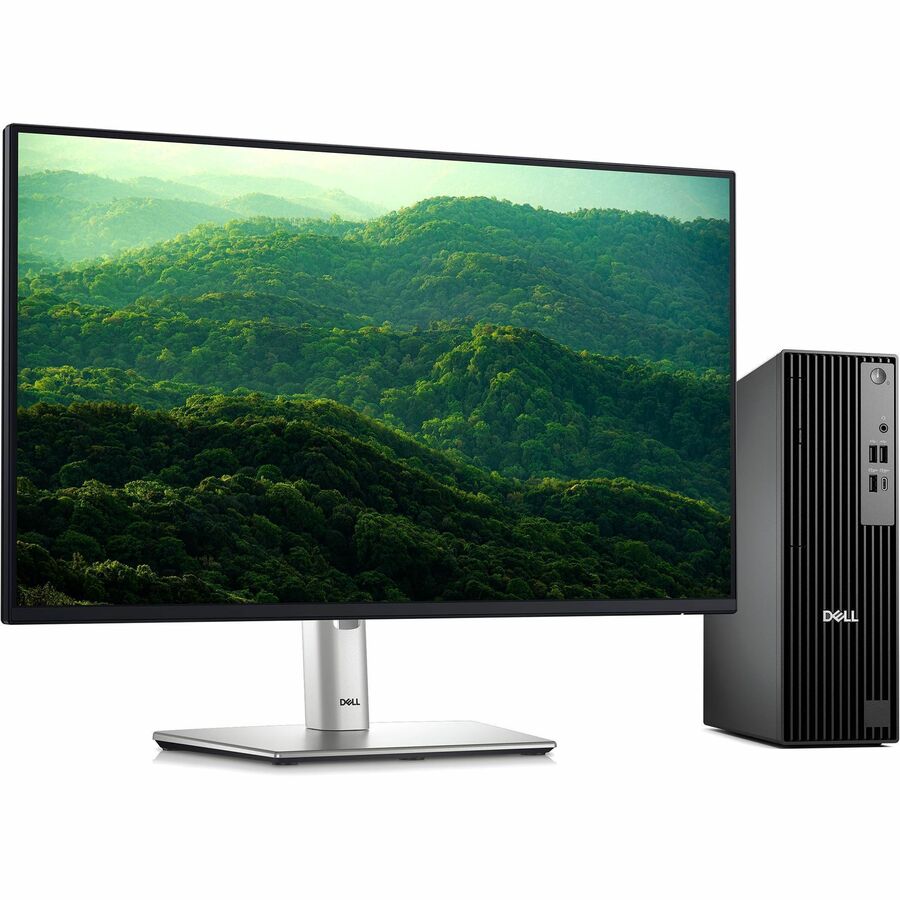 Dell Pro Slim Plus QBS1250 Desktop Computer - Intel Core Ultra 5 235 - 16 GB - 256 GB SSD - Slim PC - Standard Black