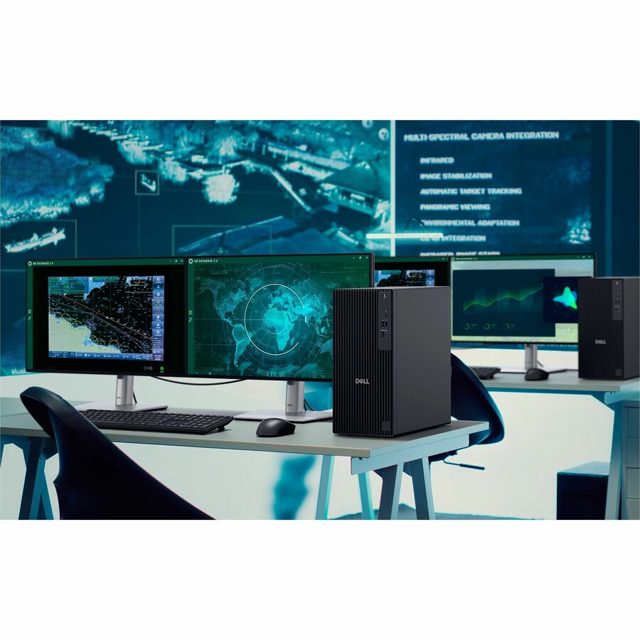 Dell Pro QCT1250 Desktop Computer - Intel Core Ultra 7 265 - vPro Technology - 16 GB - 512 GB SSD - Tower