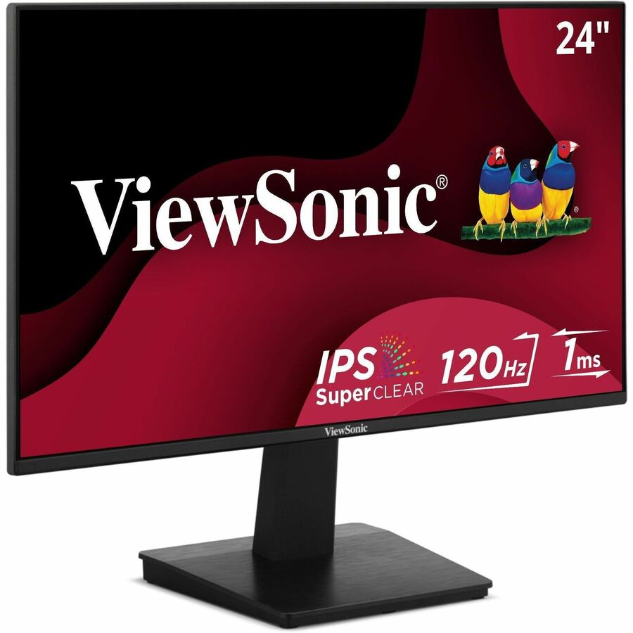 Viewsonic VA2448-MH 24 Inch Full HD 1080p IPS Monitor with 120Hz, Variable Refresh Rate, Eye Care, HDMI, and VGA Inputs for Home and Office