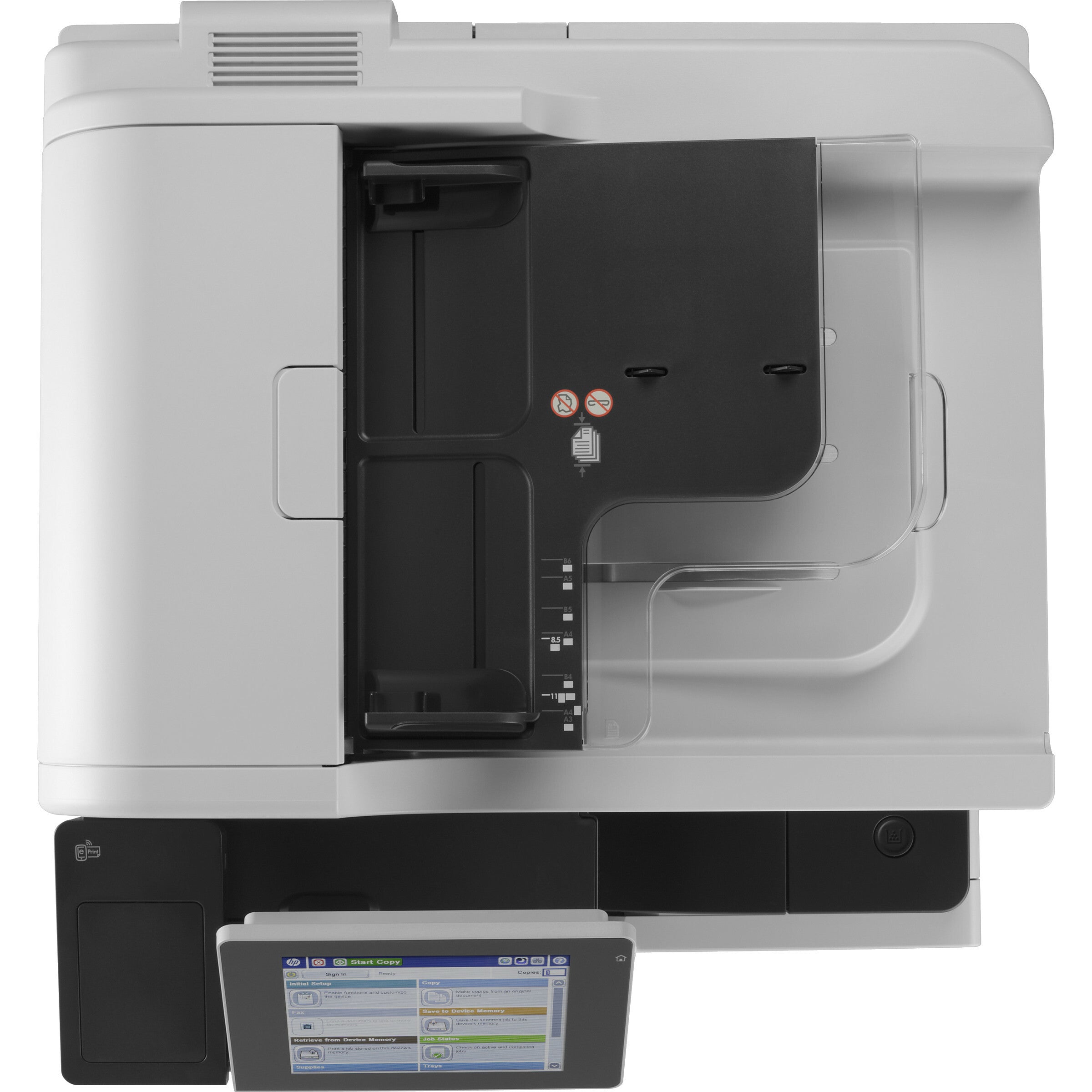 HP LaserJet M725F Laser Multifunction Printer-Monochrome-Copier/Fax/Scanner-41 ppm