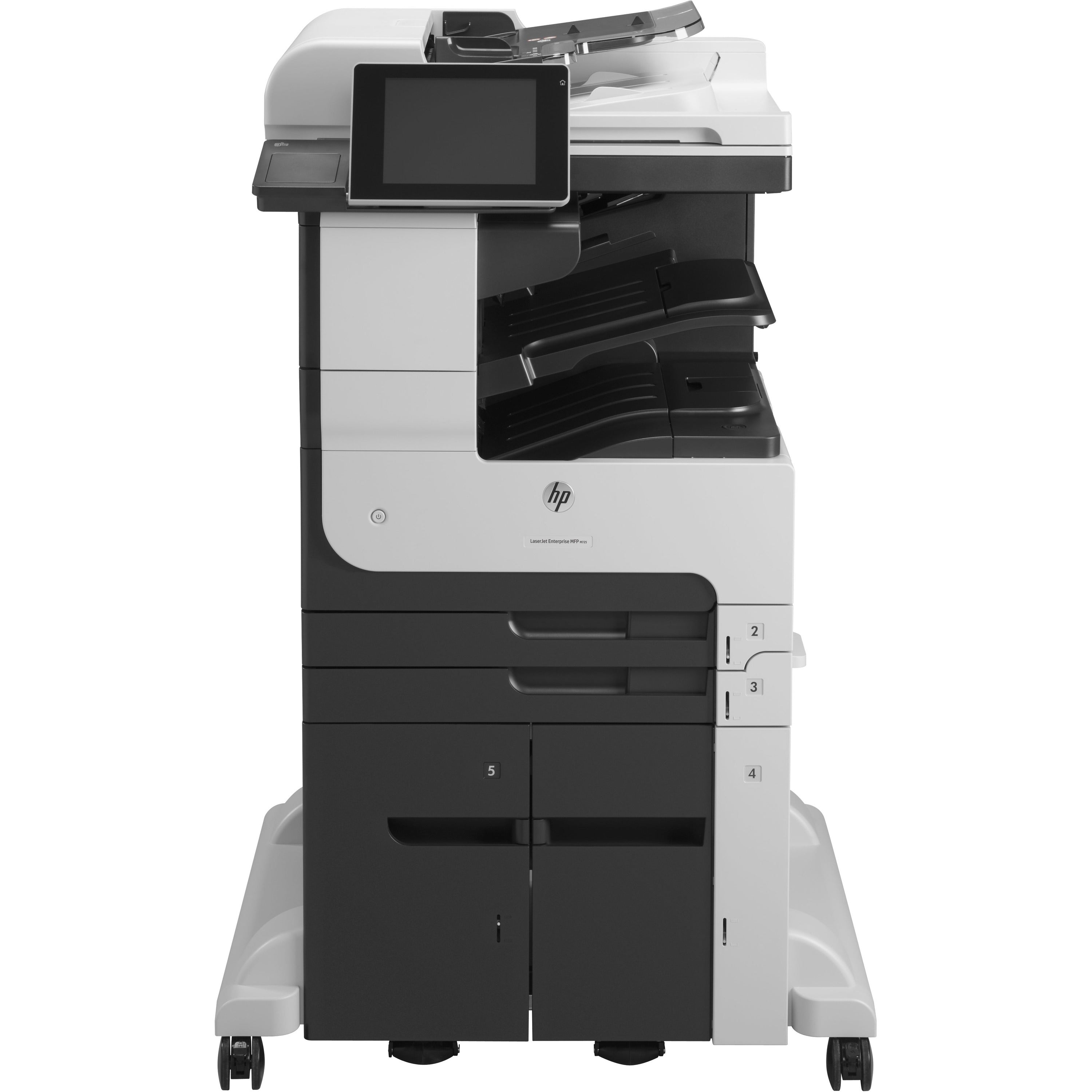 HP LaserJet M725 M725Z Laser Multifunction Printer-Monochrome-Copier/Fax/Scanner-40 ppm