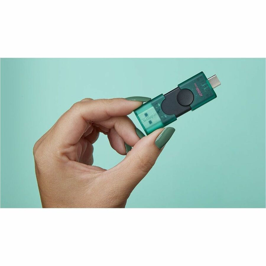 Kingston DataTraveler Duo 256GB (USB 3.2 (Gen 1) Type A + USB 3.2 (Gen 1) Type C) On-The-Go Flash DriveNEW