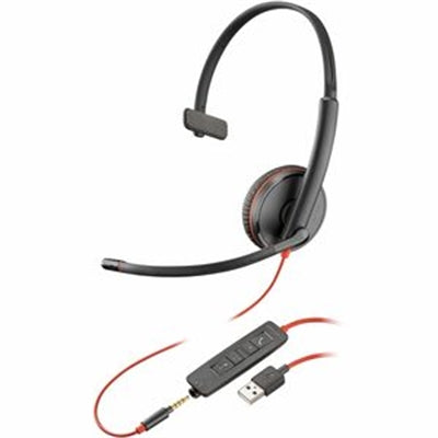 Poly Blackwire 3215 Monaural USB-A Headset TAA-US
