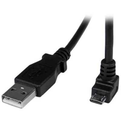 Cable micro USB de ángulo descendente de 2 m