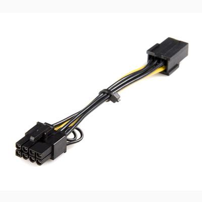 Adaptador de corriente PCIe de 6 pines y 8 pines