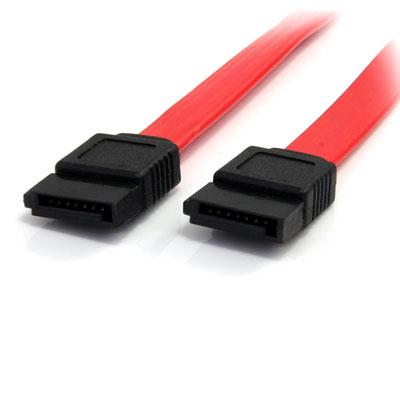 Este cable de datos SATA de alta calidad cuenta con dos conectores hembra de datos SATA (7 pines) que proporcionan una conexión duradera a los periféricos Serial ATA.