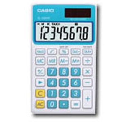 Calculadora de impuestos de tiempo de pantalla XLG azul