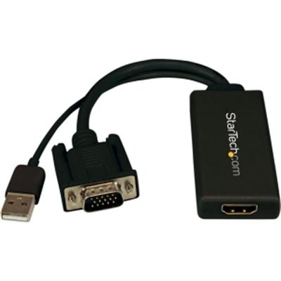 Adaptador VGA a HDMI con audio