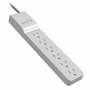 Watch This Item Belkin 6-Outlet Home and Office Surge Protector - 4 foot cord - Black - 720 Joule