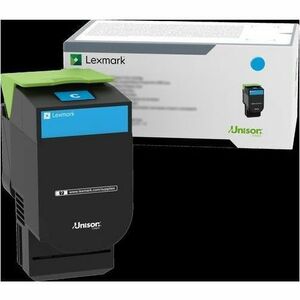 Lexmark High Yield Laser Toner Cartridge - Cyan - 1 Pack