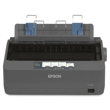 Epson LX-350 9-pin Dot Matrix Printer - Monochrome - Energy Star - Black