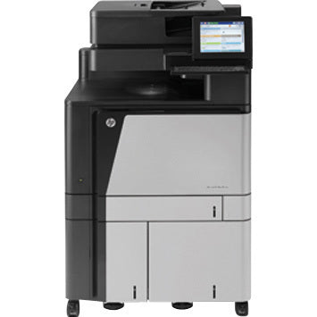 HP LaserJet M880z+ Laser Multifunction Printer-Color-Copier/Fax/Scanner-45 ppm Mono/45 ppm Color Print-1200x1200 Print-Automatic Duplex Print-200000 Pages Monthly-4100 sheets Input-Color Scanner-600 Optical Scan-Color Fax-Gigabit Ethernet Ethernet