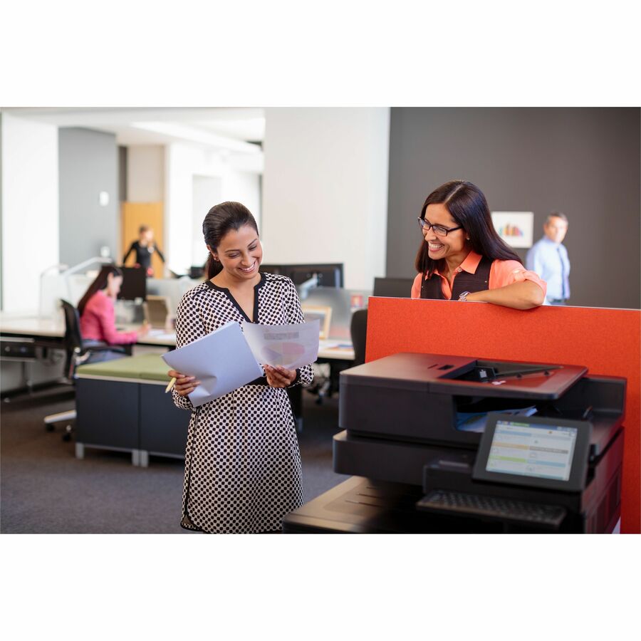 HP LaserJet M880z+ Laser Multifunction Printer-Color-Copier/Fax/Scanner-45 ppm Mono/45 ppm Color Print-1200x1200 Print-Automatic Duplex Print-200000 Pages Monthly-4100 sheets Input-Color Scanner-600 Optical Scan-Color Fax-Gigabit Ethernet Ethernet
