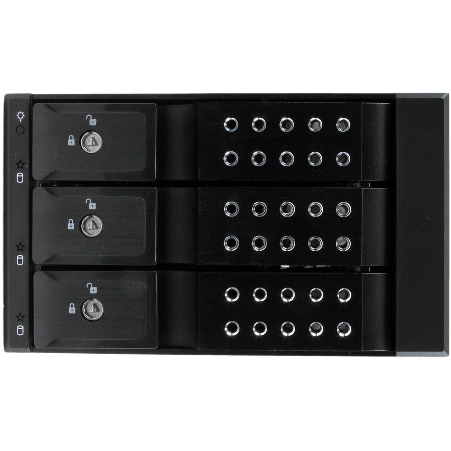 Placa base para rack móvil de 3 bahías