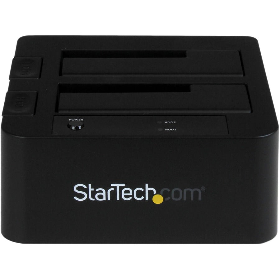 StarTech.com Dual-Bay USB 3.0 / eSATA to SATA Hard Drive Docking Station, 2.5/3.5