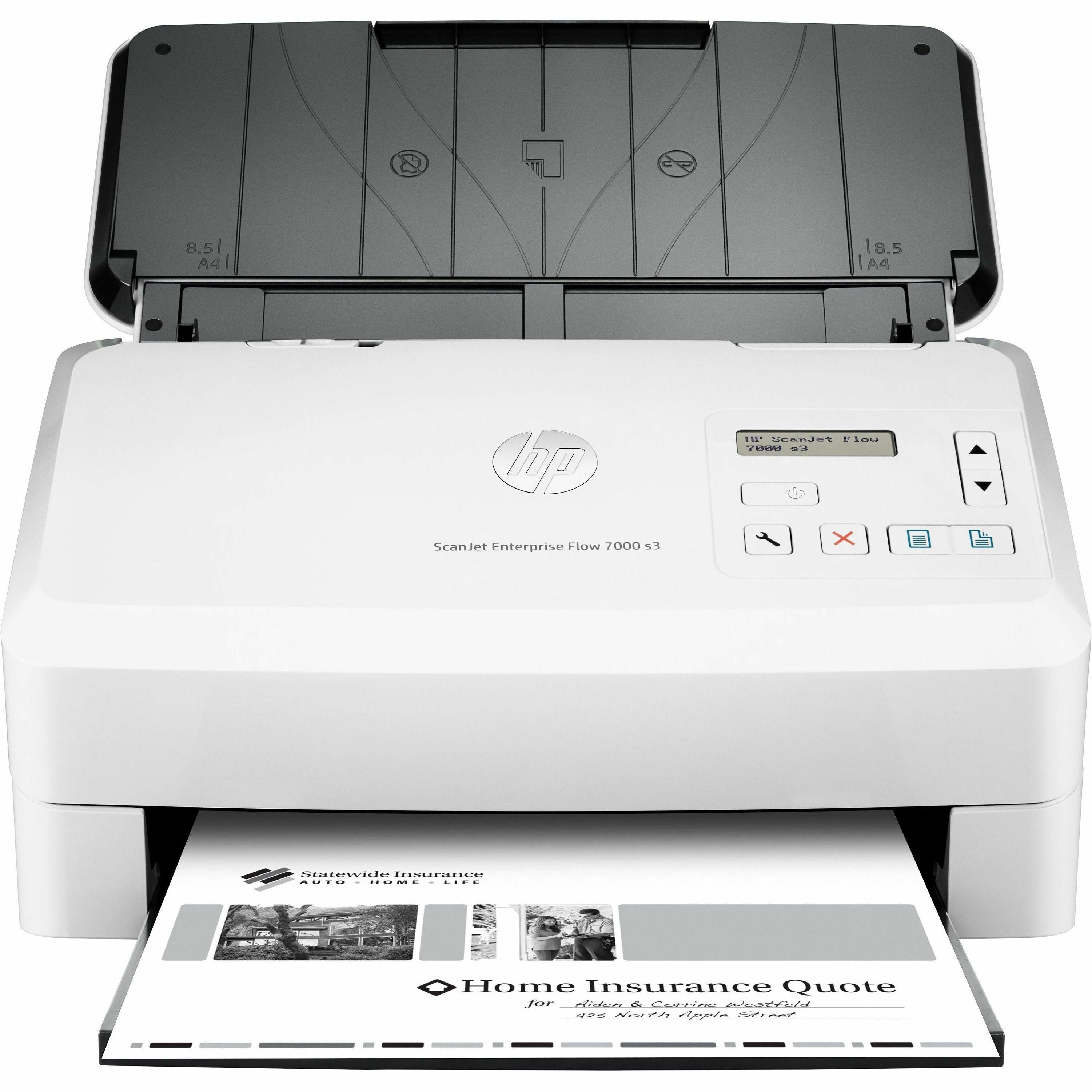 HP Scanjet Enterprise Flow 7000 s3 Sheetfed Scanner - 600 dpi Optical