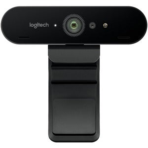 Logitech Brio 4K Webcam for Business, biometrics login with Windows Hello, auto-light correction, noise-canceling, Works with Microsoft Teams, Zoom, Google Meet, PC/Mac