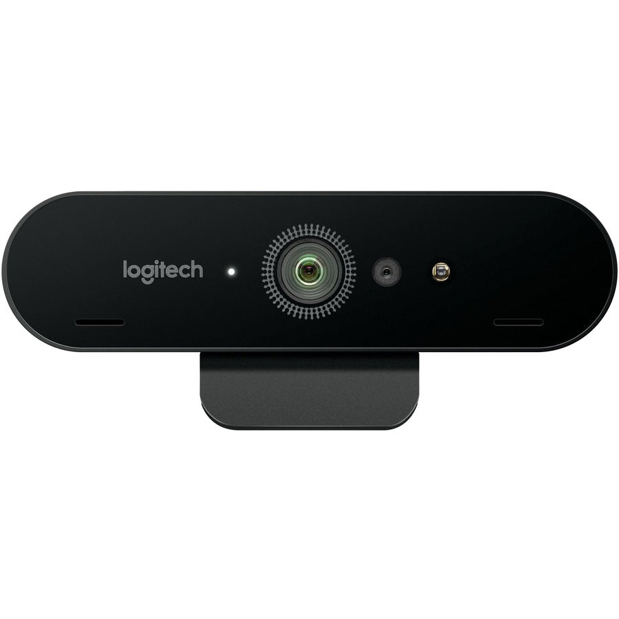 Logitech Brio 4K Webcam for Business, biometrics login with Windows Hello, auto-light correction, noise-canceling, Works with Microsoft Teams, Zoom, Google Meet, PC/Mac