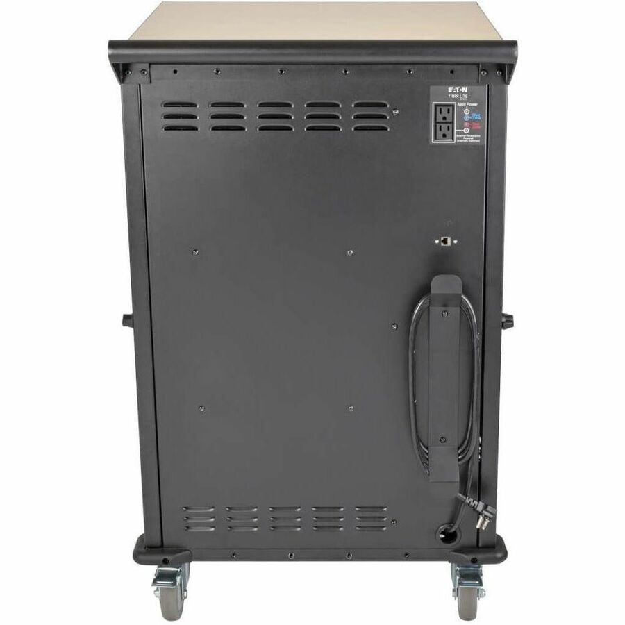 Eaton Tripp Lite Series 36-Device AC Mobile Charging Cart - Laptops and Chromebooks, 120V, NEMA 5-15P, 10 ft. (3.1 m) Cord, Black