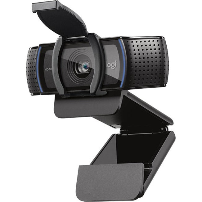Logitech C920S Full HD Pro Webcam, 1080p/30fps Video Calling, Clear Stereo Audio, Light Correction, Privacy Shutter