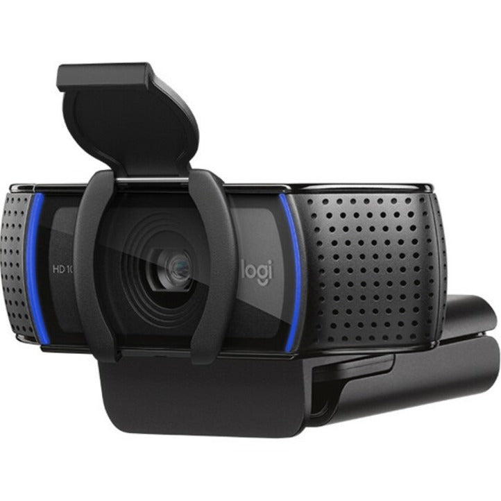 Logitech C920S Full HD Pro Webcam, 1080p/30fps Video Calling, Clear Stereo Audio, Light Correction, Privacy Shutter