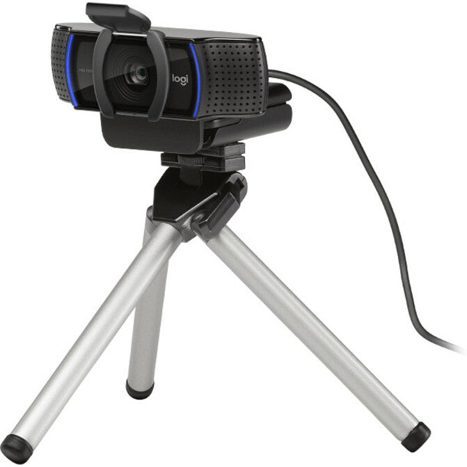 Logitech C920S Full HD Pro Webcam, 1080p/30fps Video Calling, Clear Stereo Audio, Light Correction, Privacy Shutter