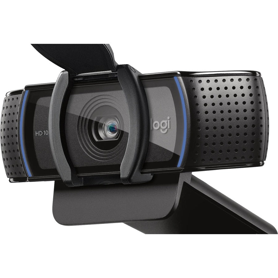 Logitech C920S Full HD Pro Webcam, 1080p/30fps Video Calling, Clear Stereo Audio, Light Correction, Privacy Shutter