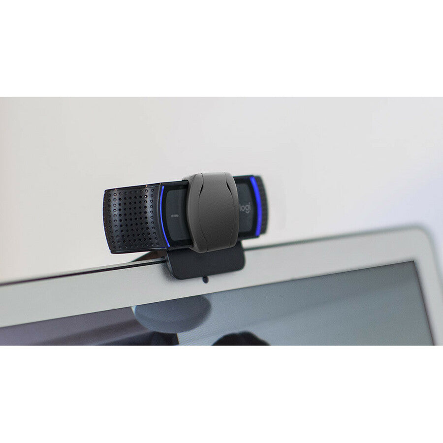 Logitech C920S Full HD Pro Webcam, 1080p/30fps Video Calling, Clear Stereo Audio, Light Correction, Privacy Shutter