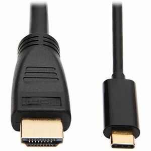 Eaton Tripp Lite Series USB-C to HDMI Active Adapter Cable (M/M), 4K 60 Hz, 4:4:4, HDCP 2.2, Mid-Cable Adapter, Black, 6 ft. (1.8 m)