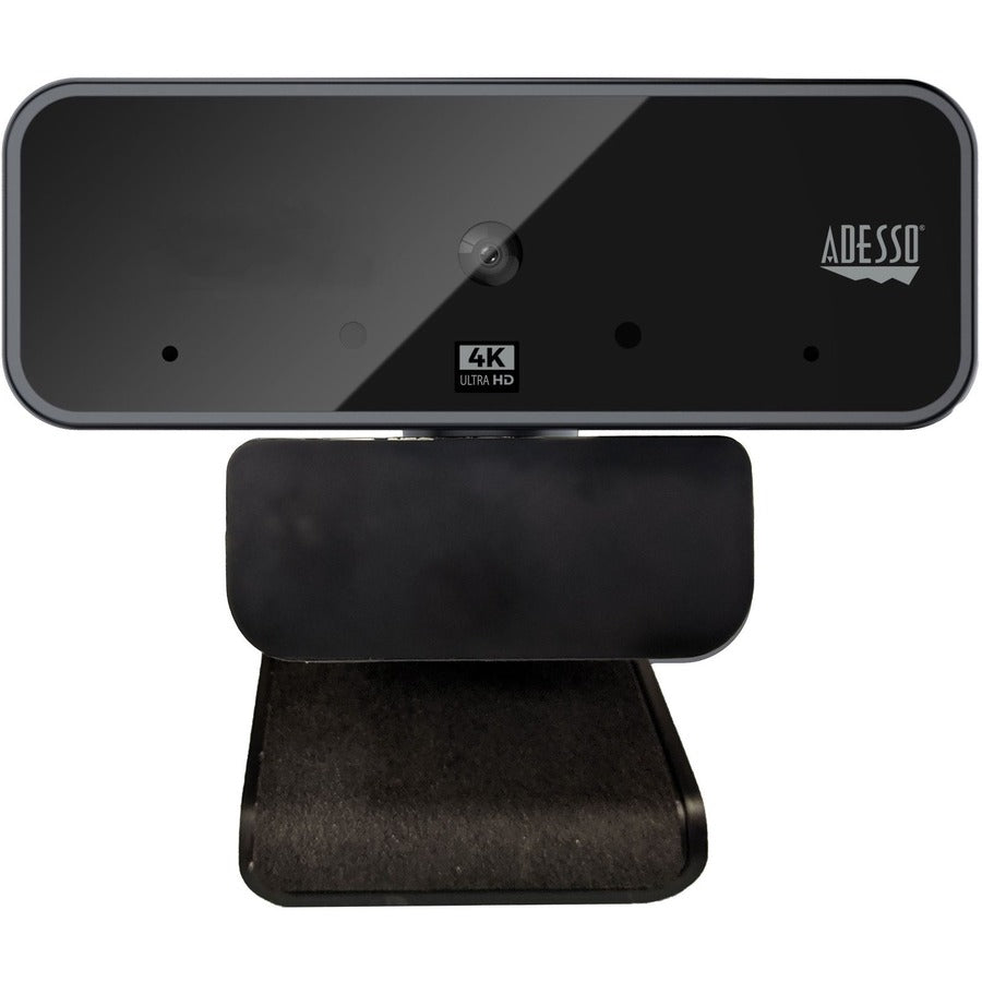 Adesso CyberTrack H6 4K Ultra HD Webcam - 8 Megapixel - 30 fps - USB 2.0 - Fixed Focus - Tripod mount - Privacy shutter