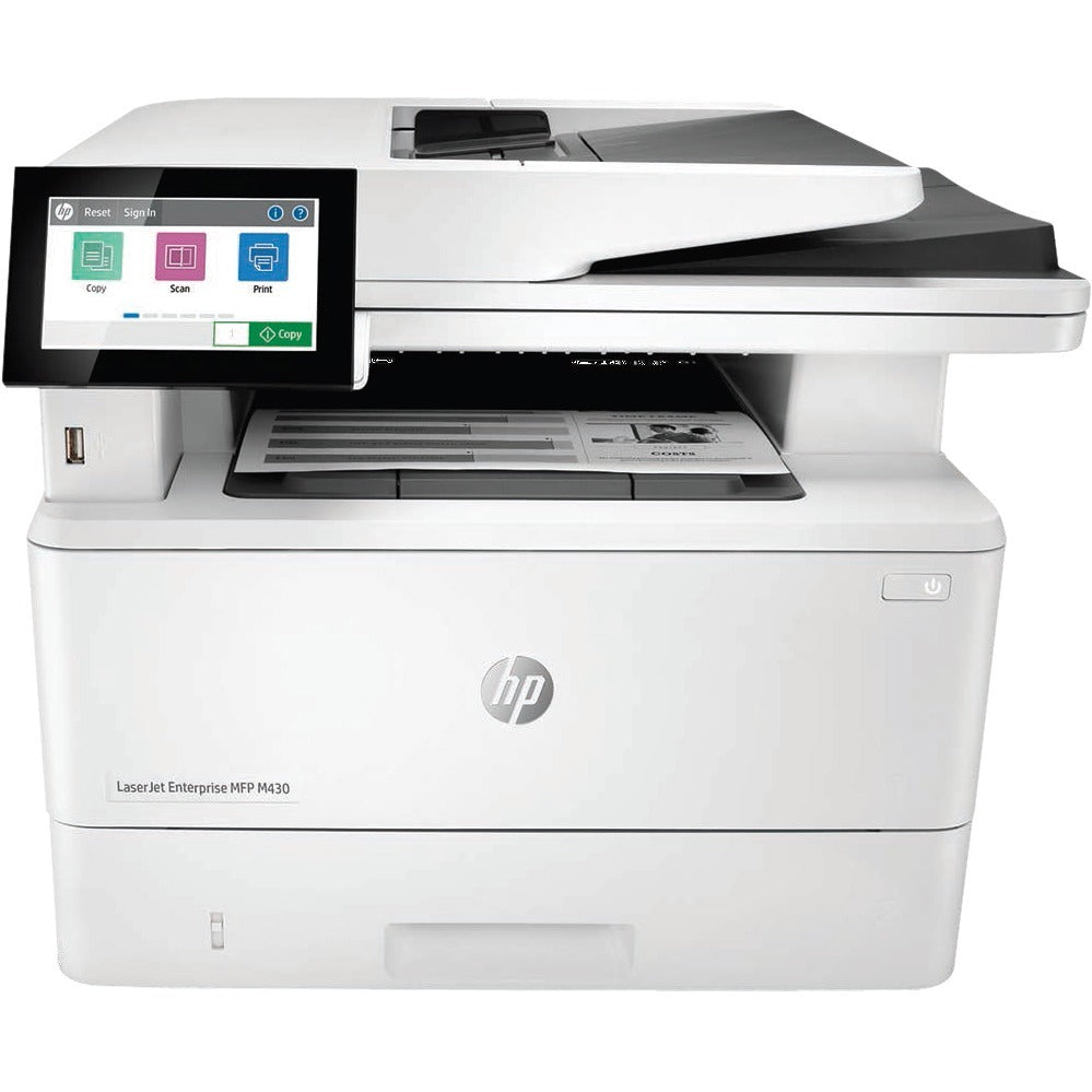 HP LaserJet M430f Laser Multifunction Printer-Monochrome-Copier/Fax/Scanner