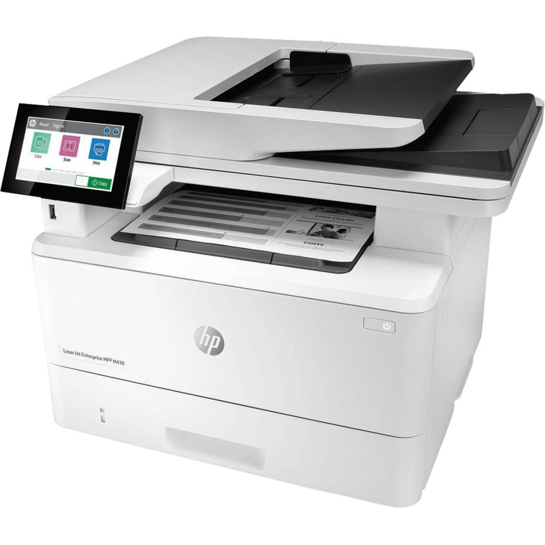 HP LaserJet M430f Laser Multifunction Printer-Monochrome-Copier/Fax/Scanner