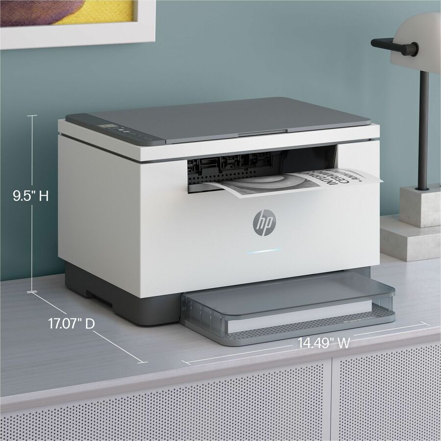 HP LaserJet M234dw Laser Multifunction Printer-Monochrome-Copier/Scanner-30 ppm Mono Print-600x600 dpi Print-Automatic Duplex Print-20000 Pages-150 sheets Input-Color Flatbed Scanner-600 dpi Optical Scan-Wireless LAN-Apple AirPrint-HP Smart App