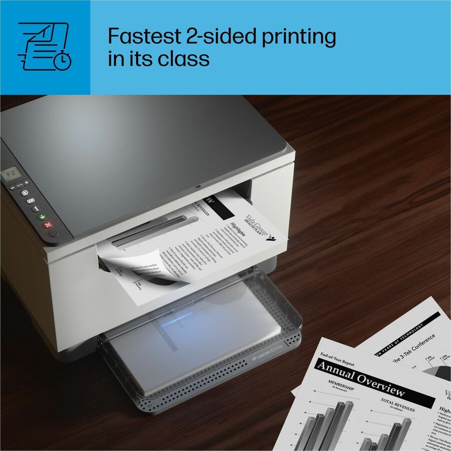 HP LaserJet M234dw Laser Multifunction Printer-Monochrome-Copier/Scanner-30 ppm Mono Print-600x600 dpi Print-Automatic Duplex Print-20000 Pages-150 sheets Input-Color Flatbed Scanner-600 dpi Optical Scan-Wireless LAN-Apple AirPrint-HP Smart App