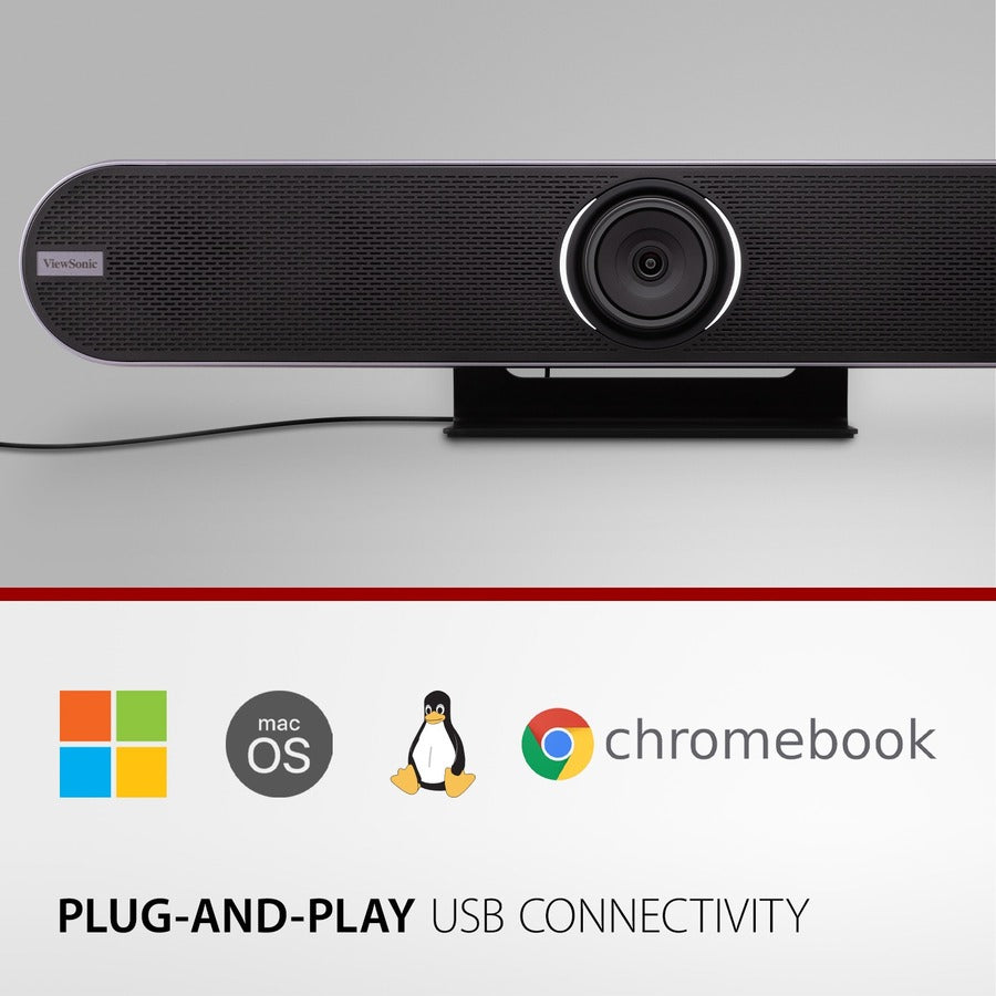 ViewSonic VB-CAM-201 Video Conferencing Camera - 8.5 Megapixel - USB 3.0