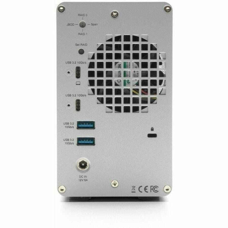 OWC 4TB Mercury Elite Pro Dual With 3-Port Hub USB (10Gb/s) External RAID Storage Solution