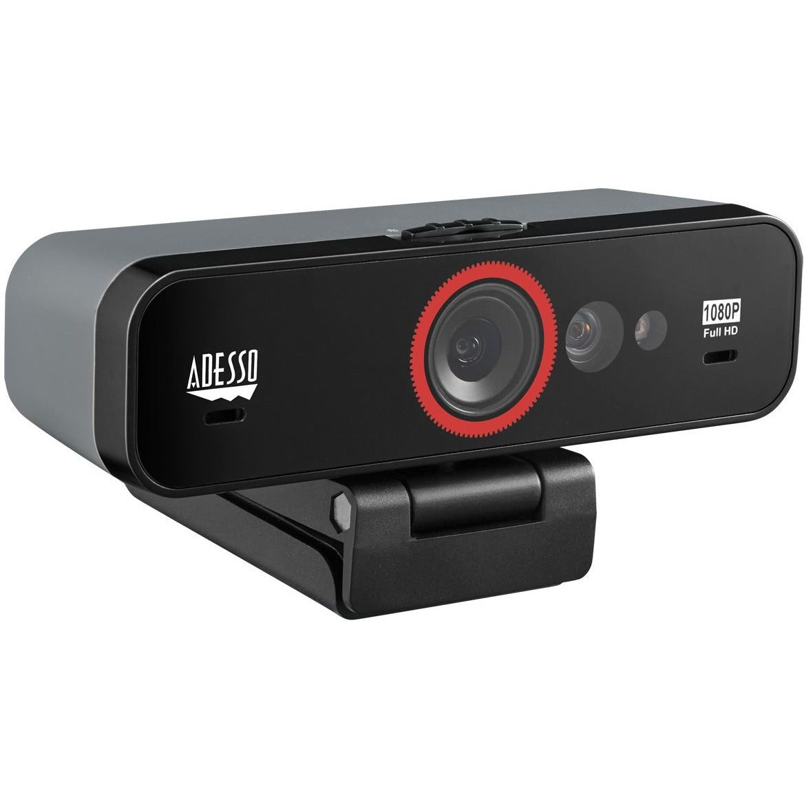 Adesso CyberTrack F1 Webcam - Window Hello Certified - 2.1 Megapixel - 30 fps - USB 2.0 - 1 Each