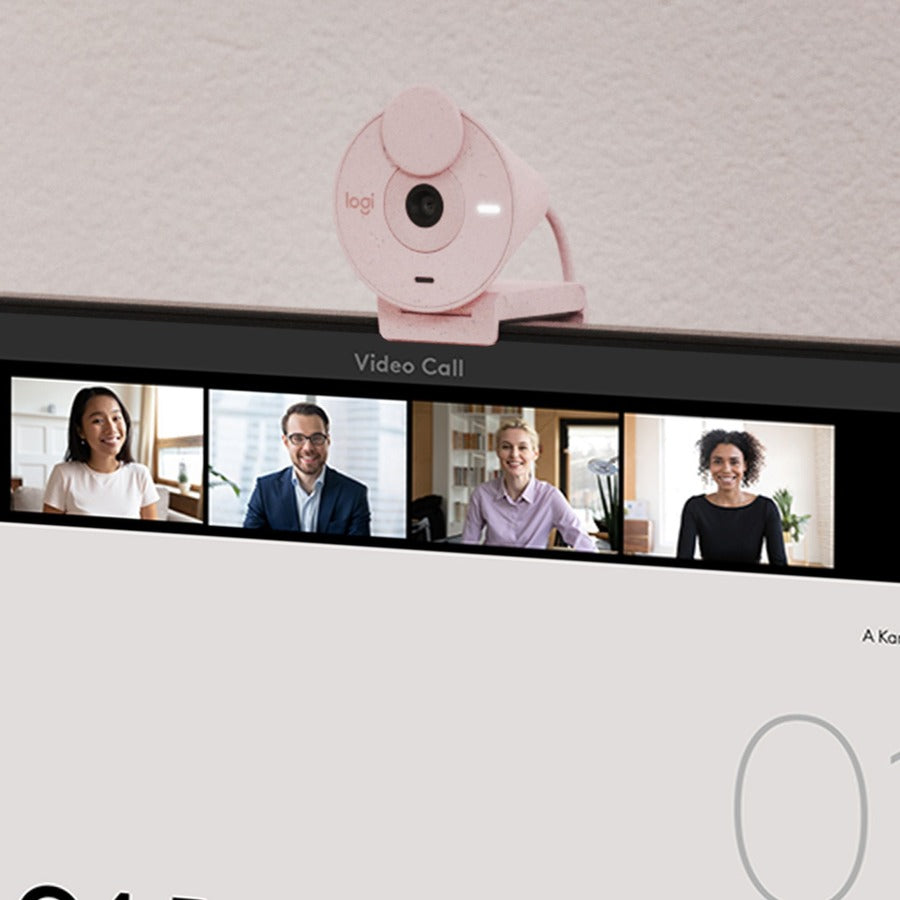 Logitech BRIO 300 Webcam - 2 Megapixel - 30 fps - Rose - USB Type C - Retail