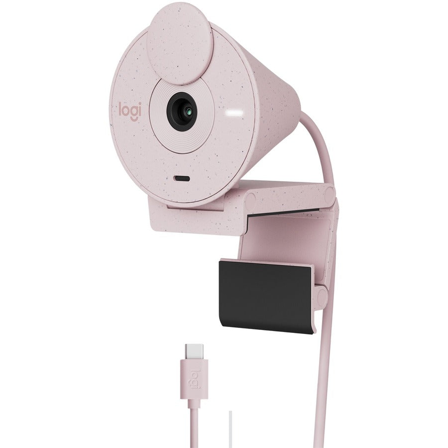 Logitech BRIO 300 Webcam - 2 Megapixel - 30 fps - Rose - USB Type C - Retail