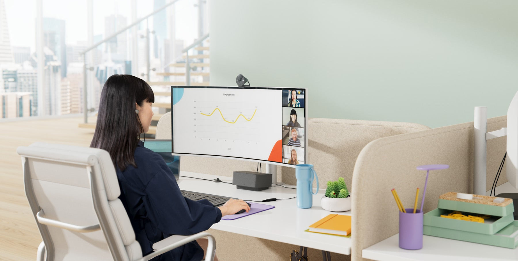 Logitech BRIO 305 Webcam - 2 Megapixel - 30 fps - Graphite - USB Type C