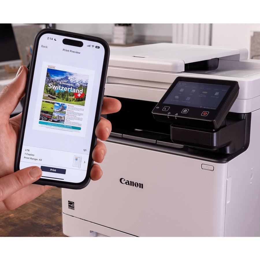 Canon imageCLASS MF753Cdw Wireless Laser Multifunction Printer - Color - White