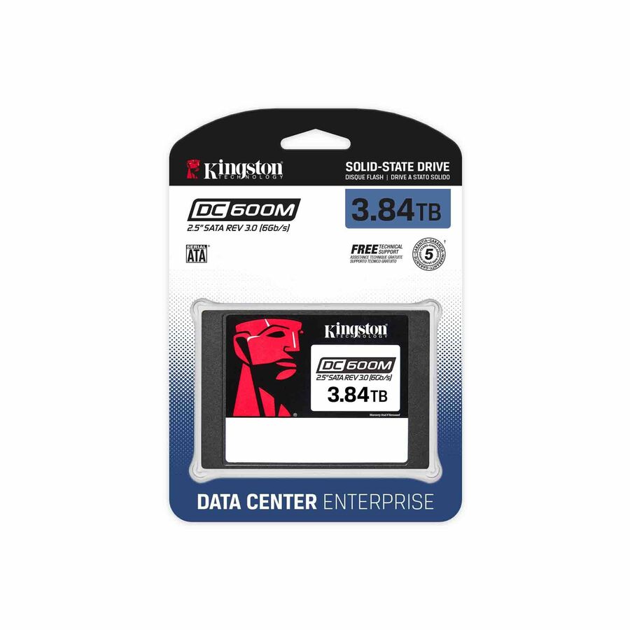 Kingston Enterprise DC600M 3.84 TB Solid State Drive - 2.5
