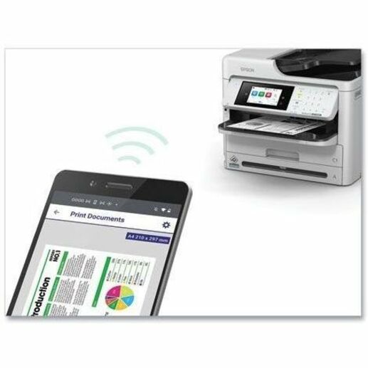 Epson WorkForce Pro WF-M5899 Wired & Wireless Inkjet Multifunction Printer - Monochrome