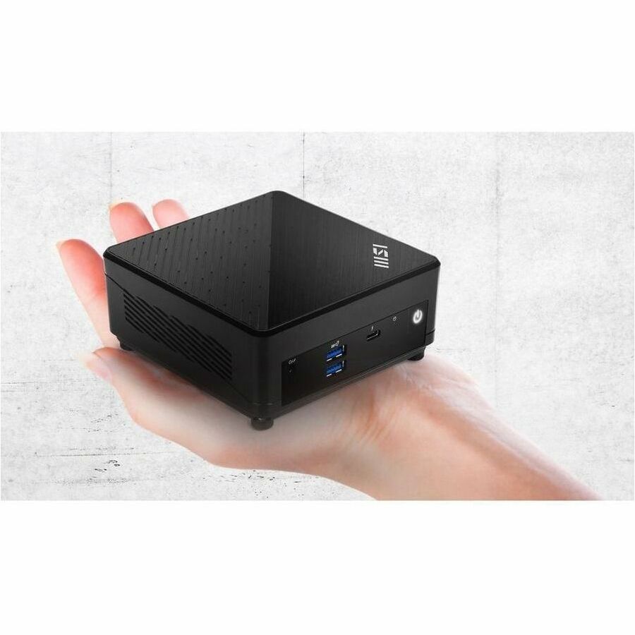 MSI Cubi 5 Cubi 5 12M-265US Desktop Computer - Intel Core i7 - 16 GB - Mini PC - Black