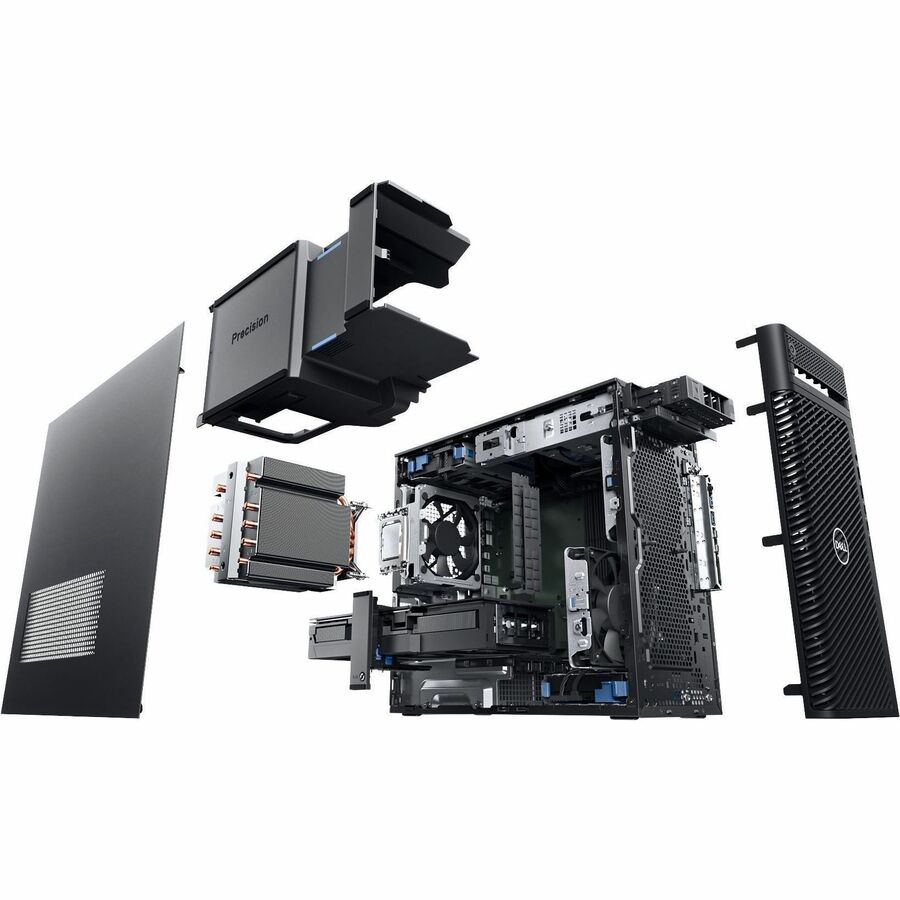 Dell Precision 3000 3680 Workstation - Core i5 14th Gen i5-14500 - vPro Technology - 16 GB - 512 GB SSD - Tower - Black