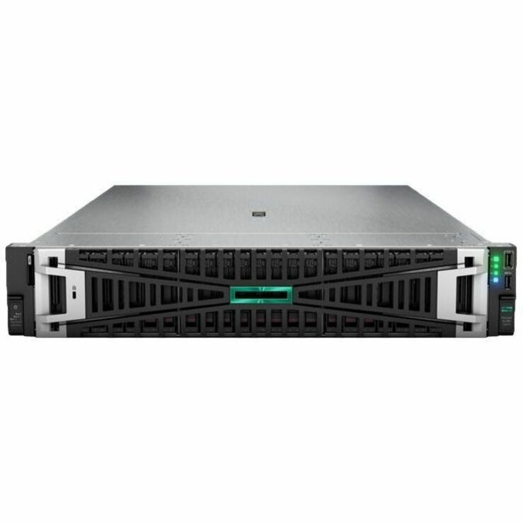 HPE SMART CHOICE ProLiant DL380 G11 2U Rack Server - 1 x Intel Xeon Silver 4510 2.4 GHz - 64 GB RAM - 4.8 TB HDD - (2 x 2.4TB) HDD Configuration - Serial ATA/600, 12Gb/s SAS Controller