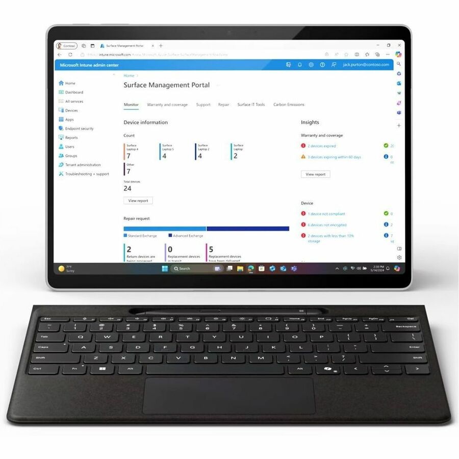 Microsoft Surface Pro 11 Copilot+ PC Tablet - 13